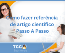 Como fazer referência de artigo científico passo a passo