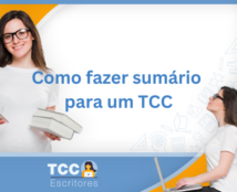 Como fazer sumário para um TCC